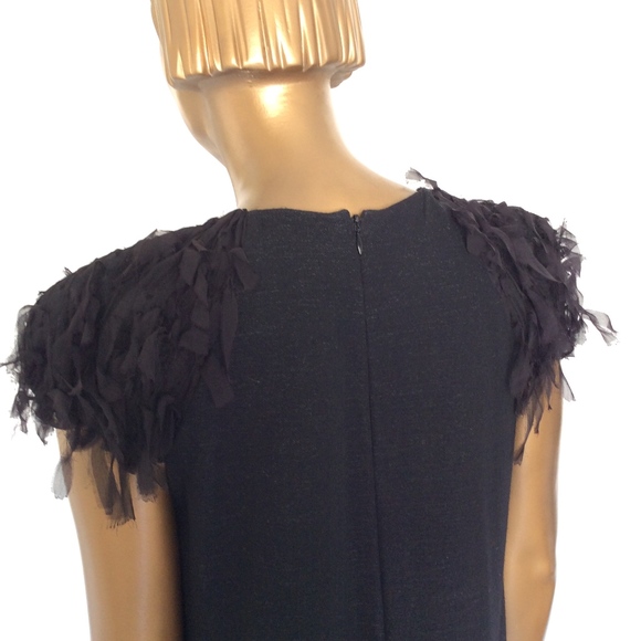 Giambattista Valli Black Dress Shoulder Details - Picture 5 of 6